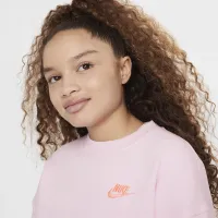 Nike Sportswear Club Fleece Big дитячі оверсайз світшот Pink