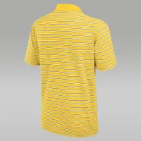 Michigan Wolverines Primetime Victory Striped мужские Nike Dri-FIT College Polo Yellow