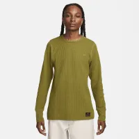 Nike Life чоловічі Long-Sleeve Heavyweight Waffle Top колір зелений