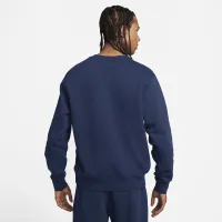 Nike Club Fleece мужские Long-Sleeve Crew-Neck свитшот синий