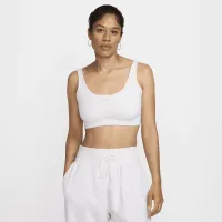 Nike Sportswear Chill Terry женская Slim French Terry Cropped Tank цвет коричневый