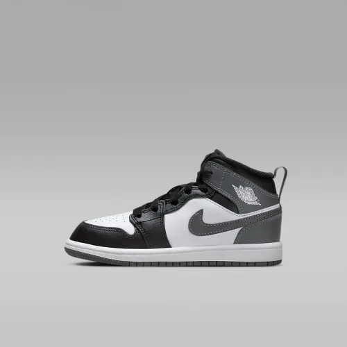 Nike Jordan 1 Mid Little дитячі Кросівки колір чорний