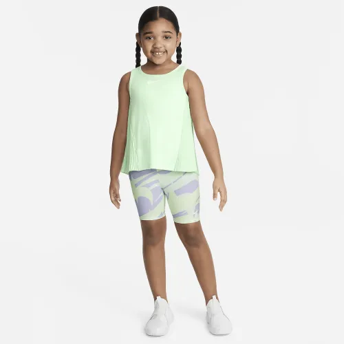 Nike Dri-FIT Prep in Your Step Little дитячі шорти комплект колір фіолетовий