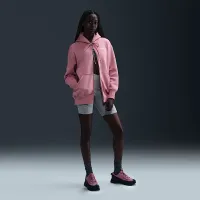 Nike Sportswear Phoenix Fleece женская оверсайз Full-Zip Толстовка с капюшоном Pink