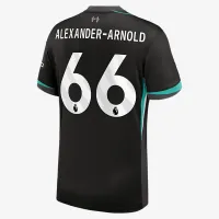 Trent Alexander-Arnold Liverpool 2024/25 Stadium Away мужские Nike Dri-FIT Soccer Jersey цвет зеленый