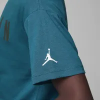 Nike Jordan Post Up Boxy Tee Big Kids футболка цвет зеленый