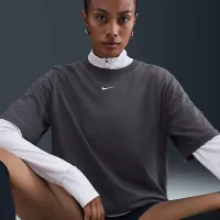 Nike Sportswear Essential женская футболка цвет серый