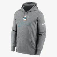Miami Dolphins Men’s Nike Therma NFL Pullover Толстовка з капюшоном колір сірий