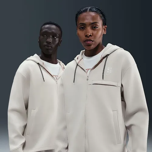 Nike Sabrina Dri-FIT Loose Full-Zip баскетбольні Толстовка з капюшоном колір коричневий