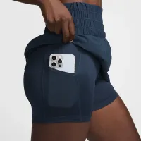 Nike One жіноча Dri-FIT Ultra З високою талією Skort блакитний