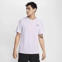 Nike Trail Solar Chase мужские Dri-FIT Short-Sleeve Running Top цвет фиолетовый
