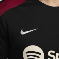 FC Barcelona Strike мужские Nike Dri-FIT Soccer Short-Sleeve Knit Top цвет черный