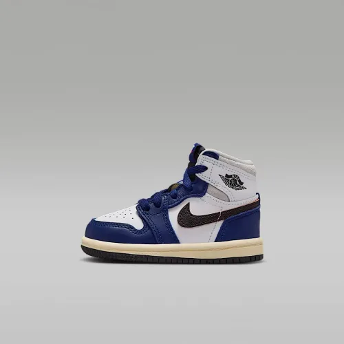 Nike Jordan 1 Retro High OG Baby/Toddler Кросівки колір білий
