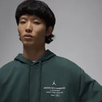 Nike Jordan Sport чоловічі Dri-FIT Fleece Pullover Толстовка з капюшоном колір зелений