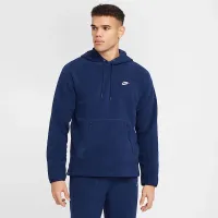 Nike Club мужские Winterized Pullover Толстовка с капюшоном синий