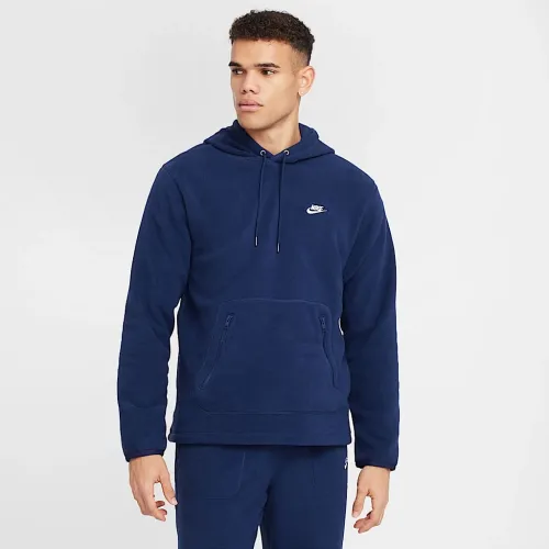 Nike Club чоловічі Winterized Pullover Толстовка з капюшоном блакитний