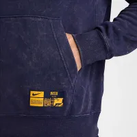 Inter Milan Club Third мужские Nike Soccer French Terry Pullover Толстовка с капюшоном синий