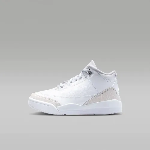 Nike Jordan 3 Retro Little дитячі Кросівки колір білий