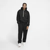 Nike Solo Swoosh чоловічі Fleece Толстовка з капюшоном колір чорний