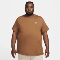Nike Sportswear Club чоловічі футболка колір коричневий