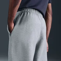 Nike Solo Swoosh чоловічі Cuffed Fleece Pants колір сірий