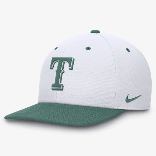 Texas Rangers Bicoastal 2-Tone Pro мужские Nike Dri-FIT MLB Adjustable Hat цвет белый