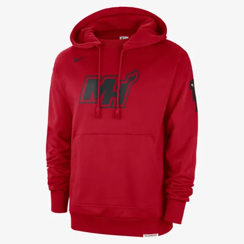 Miami Heat Standard Issue 2023/24 City Edition чоловічі Nike NBA Courtside Толстовка з капюшоном колір червоний