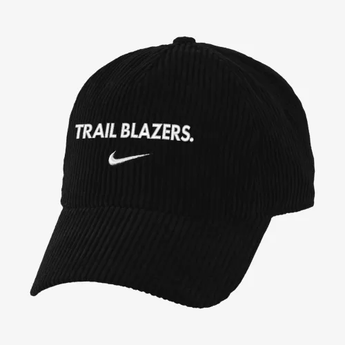 Portland Trail Blazers Icon Edition Nike NBA Corduroy Campus Cap цвет черный