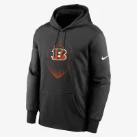 Cincinnati Bengals Icon Men’s Nike Therma NFL Pullover Толстовка з капюшоном колір чорний