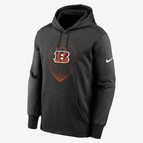 Cincinnati Bengals Icon Men’s Nike Therma NFL Pullover Толстовка з капюшоном колір чорний