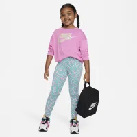 Nike Notebook Print Long Sleeve Knit Top Little Kids Top Pink