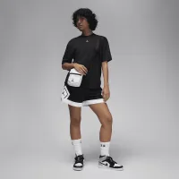 Nike Jordan Sport жіноча Diamond Short-Sleeve Top колір чорний