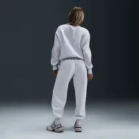 Nike Sportswear Phoenix Fleece женская оверсайз Crew-Neck свитшот цвет коричневый