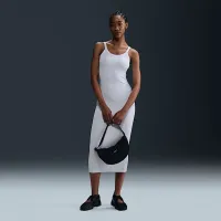 Nike Sportswear Chill Knit жіноча Tight Mini-Rib Tank Костюм колір коричневий