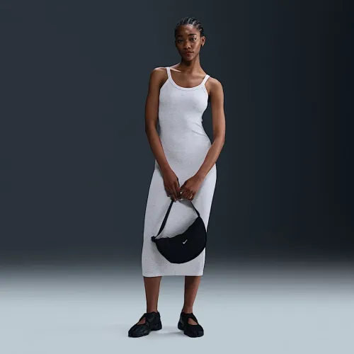Nike Sportswear Chill Knit жіноча Tight Mini-Rib Tank Костюм колір коричневий
