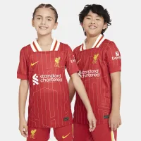 Liverpool FC 2024/25 Stadium Home Big детские Nike Dri-FIT Soccer Replica Jersey цвет красный