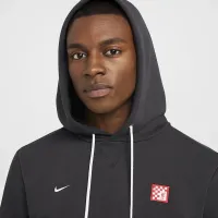Liverpool FC Standard Issue Third чоловічі Nike Dri-FIT Soccer Pullover Толстовка з капюшоном колір сірий