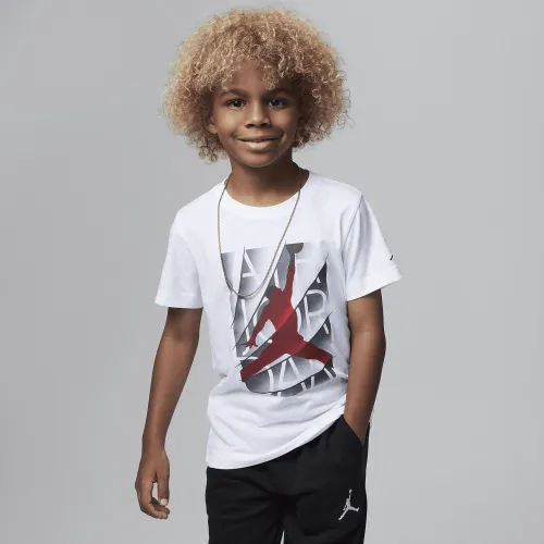 Nike Jordan AJ12 Stealth Mode Tee Little Kids футболка колір білий
