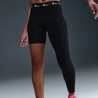 Nike A'ja Wilson жіноча A'symmetric Mid-Rise Single-Leg баскетбольні лосіни колір чорний
