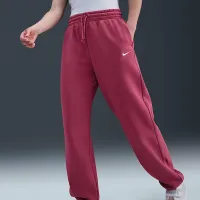 Nike Sportswear Phoenix Fleece жіноча З високою талією оверсайз Sweatpants колір фіолетовий