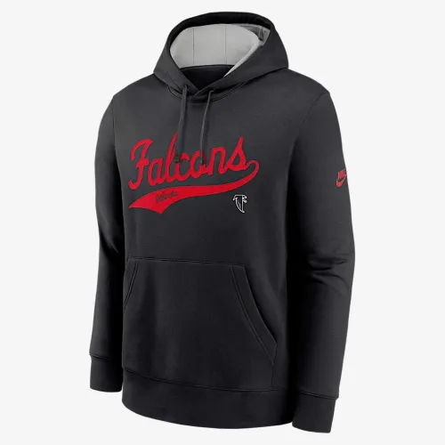 Atlanta Falcons Rewind Club Logo мужские Nike NFL Pullover Толстовка с капюшоном цвет черный