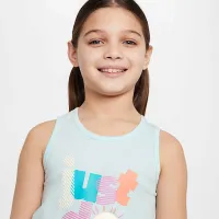 Nike Dri-FIT Sunny Swoosh Little дитячі Tank and шорти комплект колір зелений