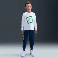 Nike Glow With Me Little детские Long Sleeve футболка цвет белый