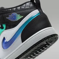 Nike Jordan 1 Mid SE Little дитячі Кросівки колір чорний