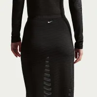 Nike Sportswear жіноча Slim Sheer Midi спідниця колір чорний