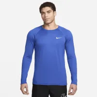 Nike Essential мужские Long-Sleeve Hydroguard Swim Shirt синий