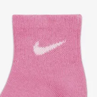 Nike Core Swoosh Toddler Gripper носки Box набор (3 пары) Pink