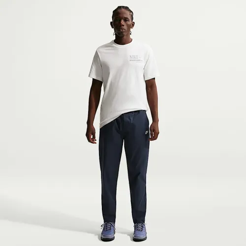 Nike Club мужские Woven Tapeцвет красный Pants синий
