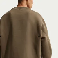 Nike Tech мужские Fleece Loose Fit Crew цвет коричневый