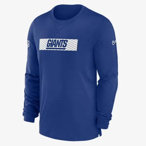 New York Giants Sideline Player Team Issue Men’s Nike Dri-FIT Long-Sleeve Top блакитний